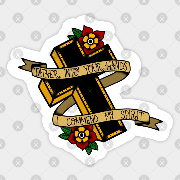 Father into you hands. System Of A Down Sticker TeePublic